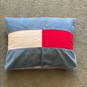 Tommy Hilfiger Color Block Standard Pillow Sham with Red and Blue